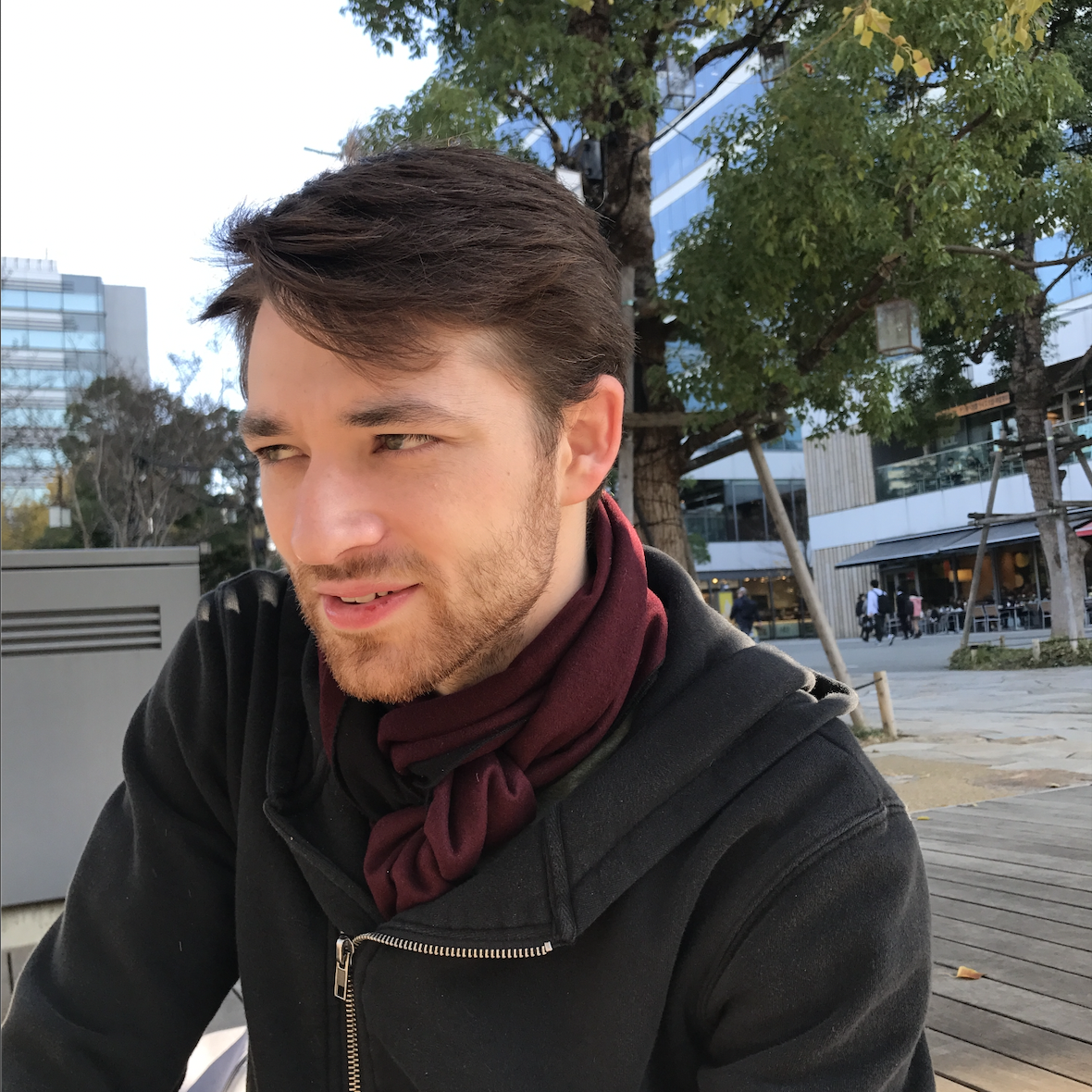 A picture of Marc looking stoic